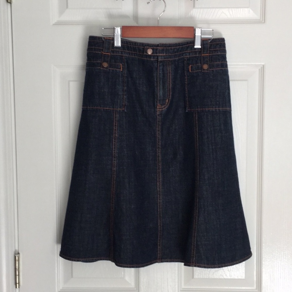 Sigrid Olsen denim skirt